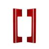 For RAM 1500 Red Carbon Fiber Interior Transmission Console Side Cover Trim