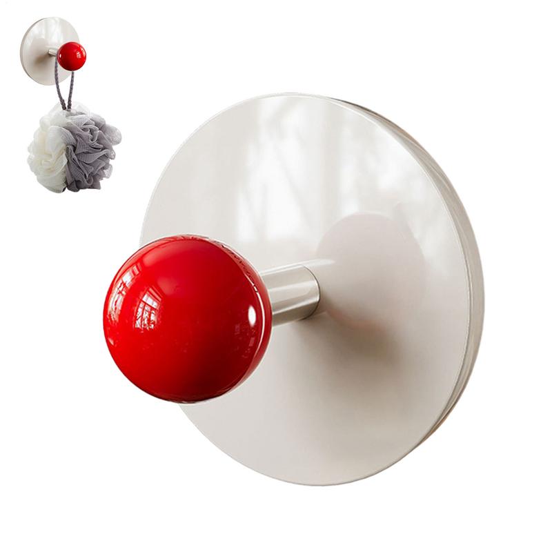 1PC Adhesive Wall Hook Dopamine Adhesive Hooks Wall Mount Heavy Duty Hanger Hooks Home Storage Hanger Room Door Coat Hooks