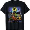 The Legend of Zelda_ Máscara de Majora Link & Amigos Camiseta da Lua Cheia