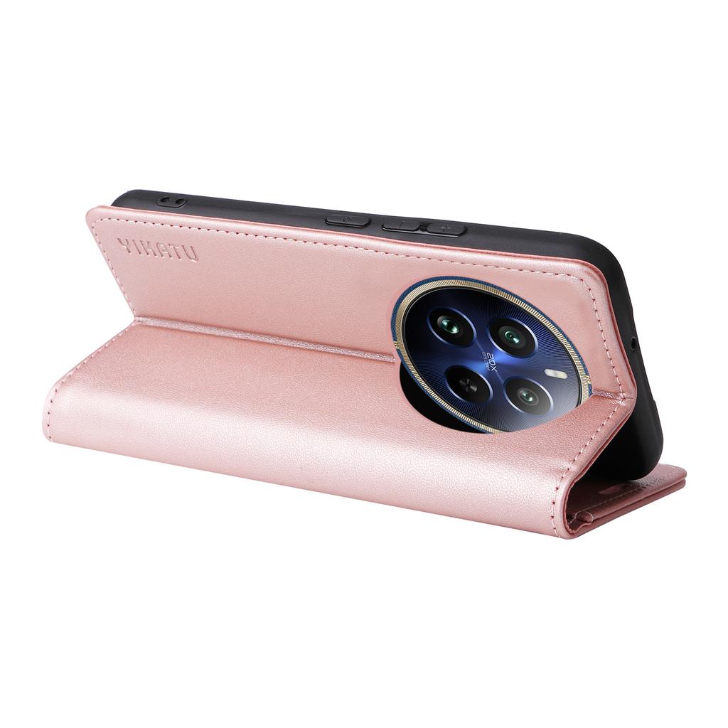 YIKATU YK-001 Für Realme 12 Pro 5G/12 Pro+ 5G Brieftaschenkoffer Leder Folio Klapphandyhülle