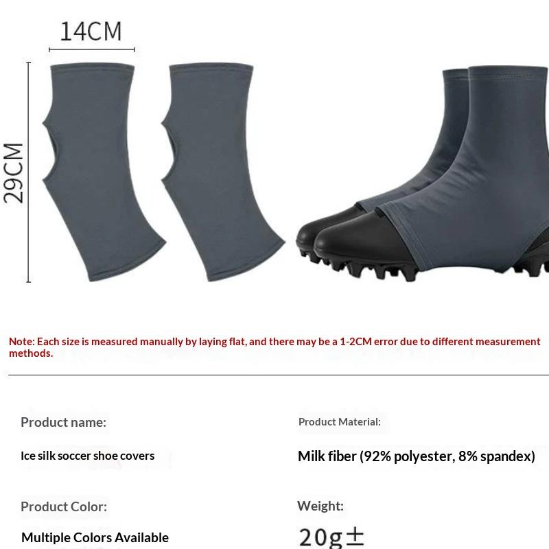 1Pair Sports Ankle Foot Cover Breathable Elastic Soccer Cleat Sleeve Protective Sock Guard For Football Cycling Activities