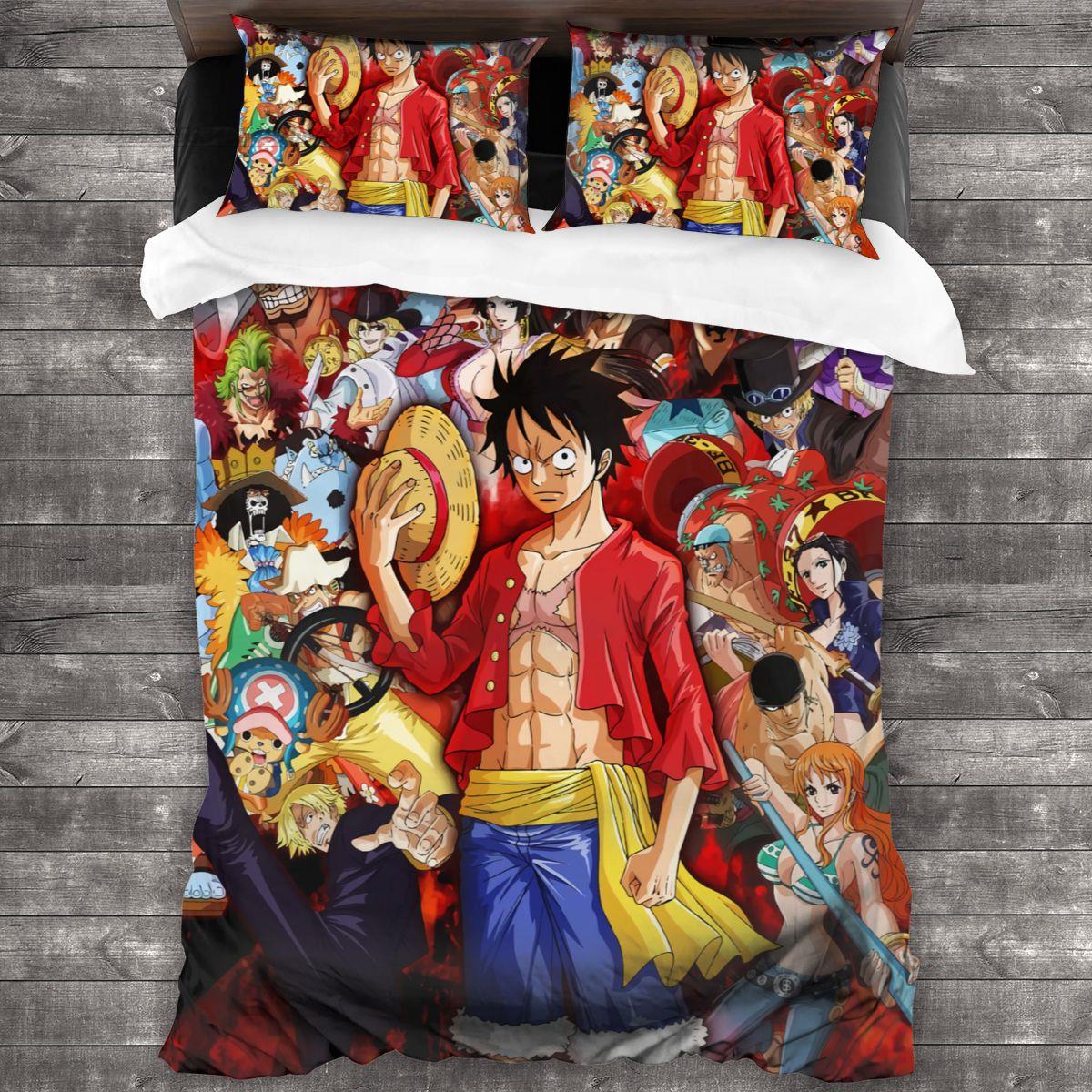 

ONE PIECE Bedding Set Single Twin Full Queen King Size Bed Set Aldult Kid Bedroom Duvetcover Sets queen size bed sheets set 135x200cm