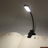 LED Clip On Book Light, 3 Brightness Flexible Night Reading Lamp and Eye Charging Night Light for Kids   On Book