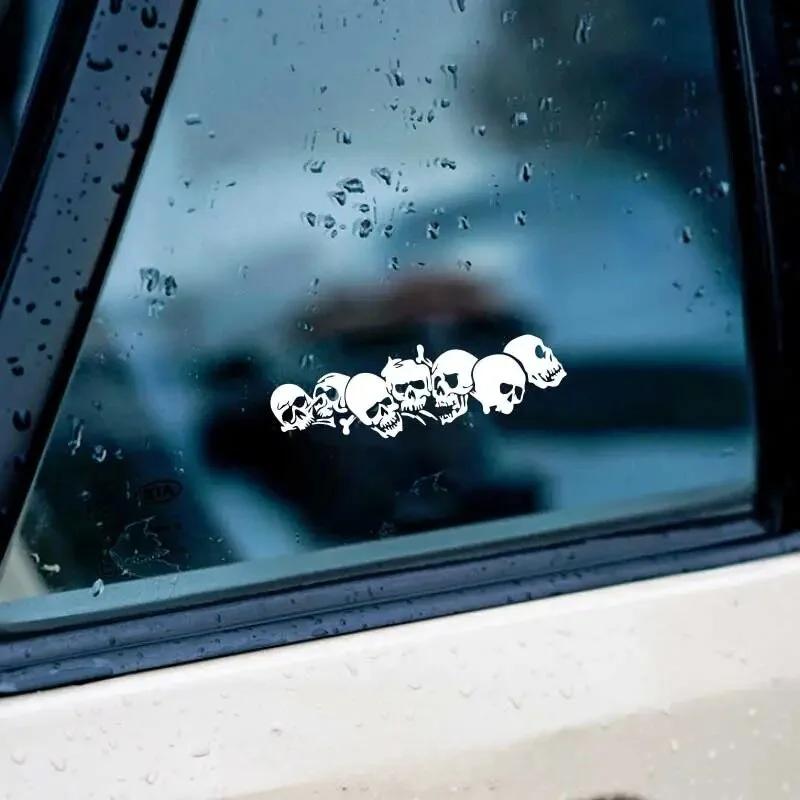 Skull Skeleton Vinyl Car Stickers/ Motorcycles - Waterproof  Durable Decals,  Body / Door /Helmet  Handle Decoration