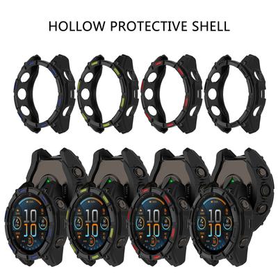 Nárazuvzdorný ochranný kryt hodinek TPU pro Garmin Fenix ​​8 zajišťuje plnou ochranu bez omezení použitelnosti