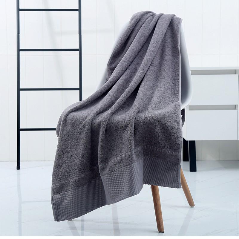 Quick-Drying, Absorbent, No-Shed, Thickened Unisex Bath Towel - 100% Pure Cotton for Adults