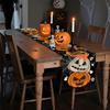 1 Stück Böhmischer Halloween Halloween-Thema Tischläufer Dekoration Kürbis Fledermaus Totenkopf Elemente Geeignet für Party Festival Dekor
