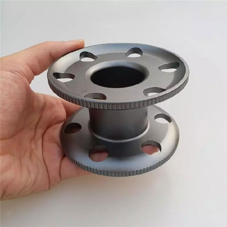 Aluminum Diving Fishing Reel Scubas Diving Spool Finger Reel Snorkeling Diving Finger Spool Rope Reel Diving Finger Reel
