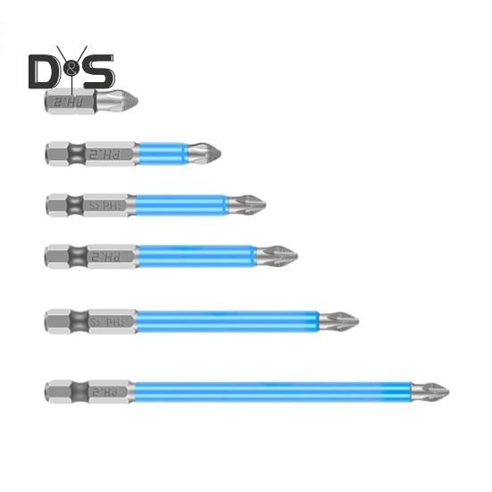 

Набор из 6 прочных магнитных противоскользящих сверл, 60HRC, универсальные электрические прецизионные сверла для отвертки 6pcs