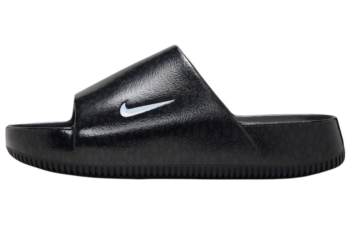 Nike Calm Slide Comfortable Round Toe Quiet, Slip Resistant, Odor Resistant Slide Slippers Men s Black HM5072-001 36.5