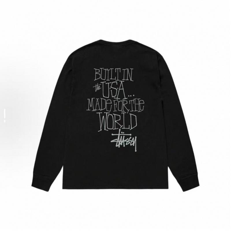 Sudadera Unisex con Estampado Stusy de Algodón Puro con Cuello Redondo - Estilo Moderno, Holgado y Casual
