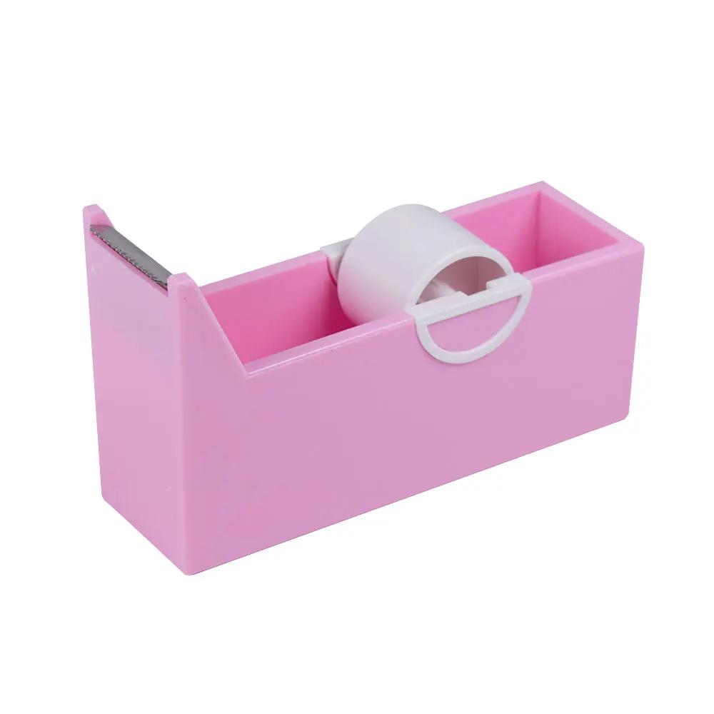 

Держатель ленты для наращивания ресниц, основание, резак для клейкой ленты, диспенсер для прививки ресниц, пластиковая вращающаяся лента, инструмент для резки макияжа розовый