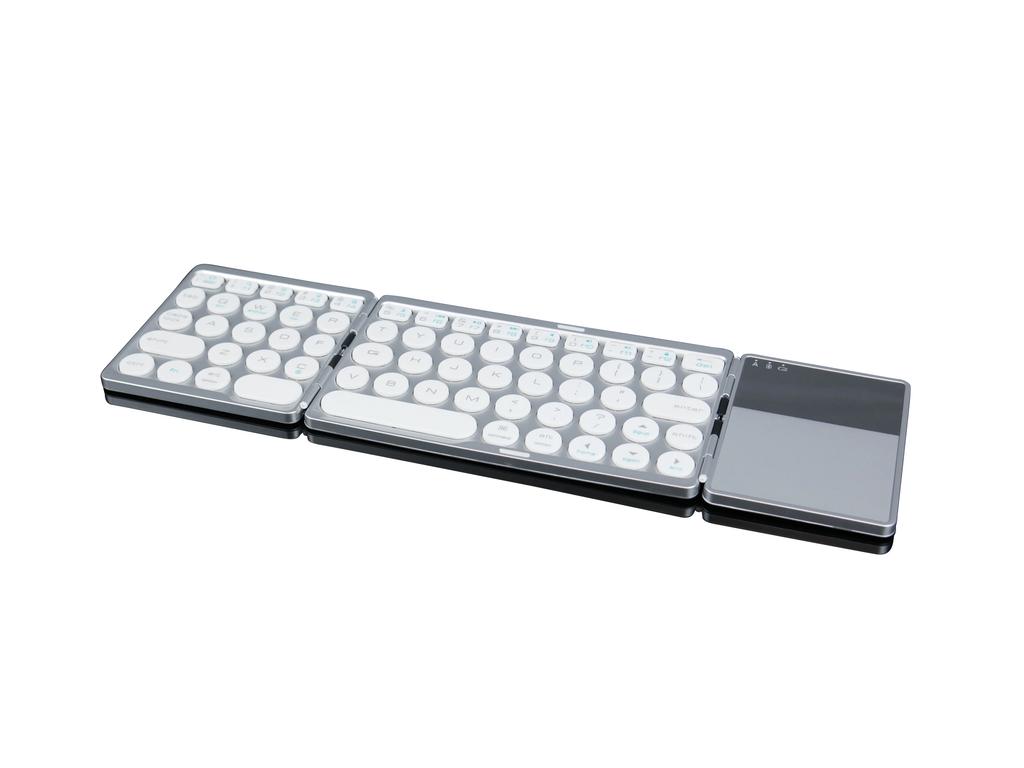 Klawiatura Bezprzewodowa Do Tabletu Z Touchpadem, Składana, Bluetooth Typerclaw Bs120