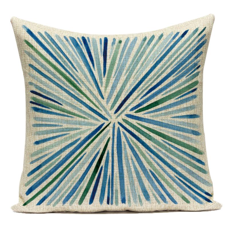 Tropical Green Plant Leaf Cactus Palm Polyester Pillow Case Sofa Home Decoration Cushion Cover Pillowcase for Living Room