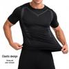 Tricou Sport Bărbați cu Uscare Rapidă și Compresie pentru Fitness, Alergare, Baschet și Fotbal