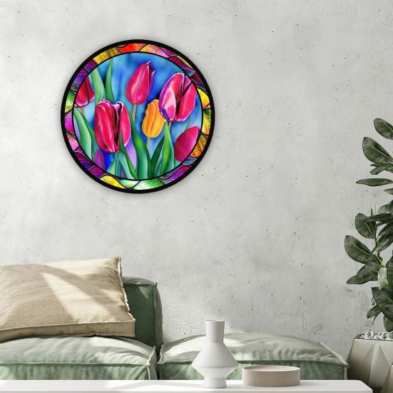 5D Elmas Sanat Seti Çiçek Desen Stres Giderici Yaratıcı Eğlenceli Kendin Yap Elmas Nakış Dekoratif Yapay Elmaslar Sanat