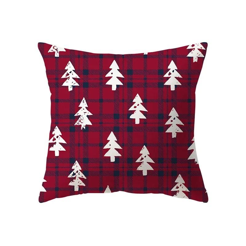 Christmas Themed Pillowcases Car Ornaments Office Santa Claus Living Room Sofa Home Pillowcases