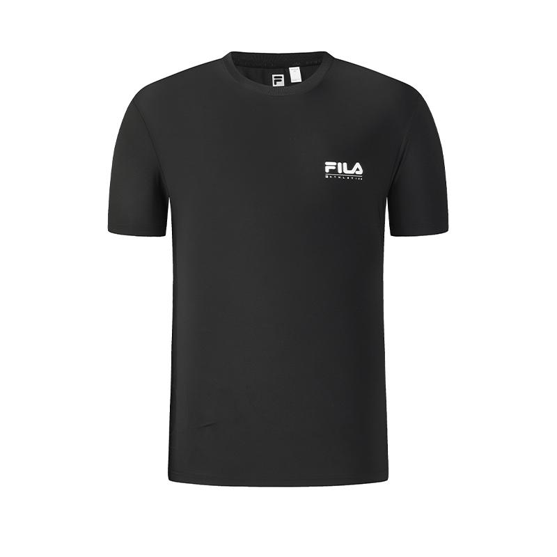 

FILA Fitness Cool Dry Comfort Round Neck Short Sleeve T-Shirt Men Tops A51M621105F-BK XL