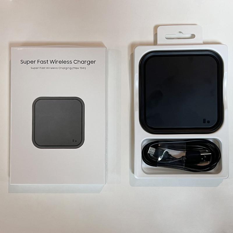 15W Wireless Fast Charger with Charging Cable For Samsung S Series Note Series iPhone Wireless Charger