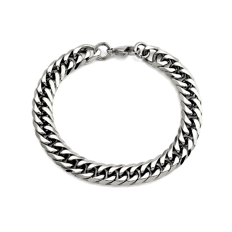 Best Selling 316L Stainless Steel 18K Gold Link Bracelet Cuban Chain Bracelet Non Tarnish Cuban Link Bracelets