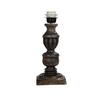 Set of 2 Wooden Table Lamps 50 Cm for Living Room Bedside with Fabric Shade Night Lamp for Bedroom, Study Home Decor E27 Bulb Holder