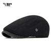 Men's Autumn & Winter Knitted Duckbill Cap with Velvet - Fashionable British Newsboy Beret