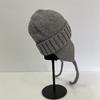 Winter Face Small Lei Feng Hat Women's Knitted Wool Hat Winter Belt Cycling Flying Hat Thermal Ear Hat