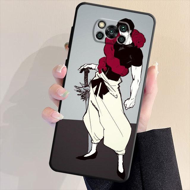 Tpu miękki zderzak etui na telefon do Samsung Galaxy S21 S20 S22 S23 uwaga 20 Ultra 10 Plus 8 9 S21 S20 Fe Jujutsu Kaisen Anime okładka