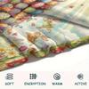 1Pc Cartoon Print Flannel Blanket, High Quality Comfortable for All Seasons, Home Decor, Warmth and Comfort, Perfect for Christmas Birthday Gift