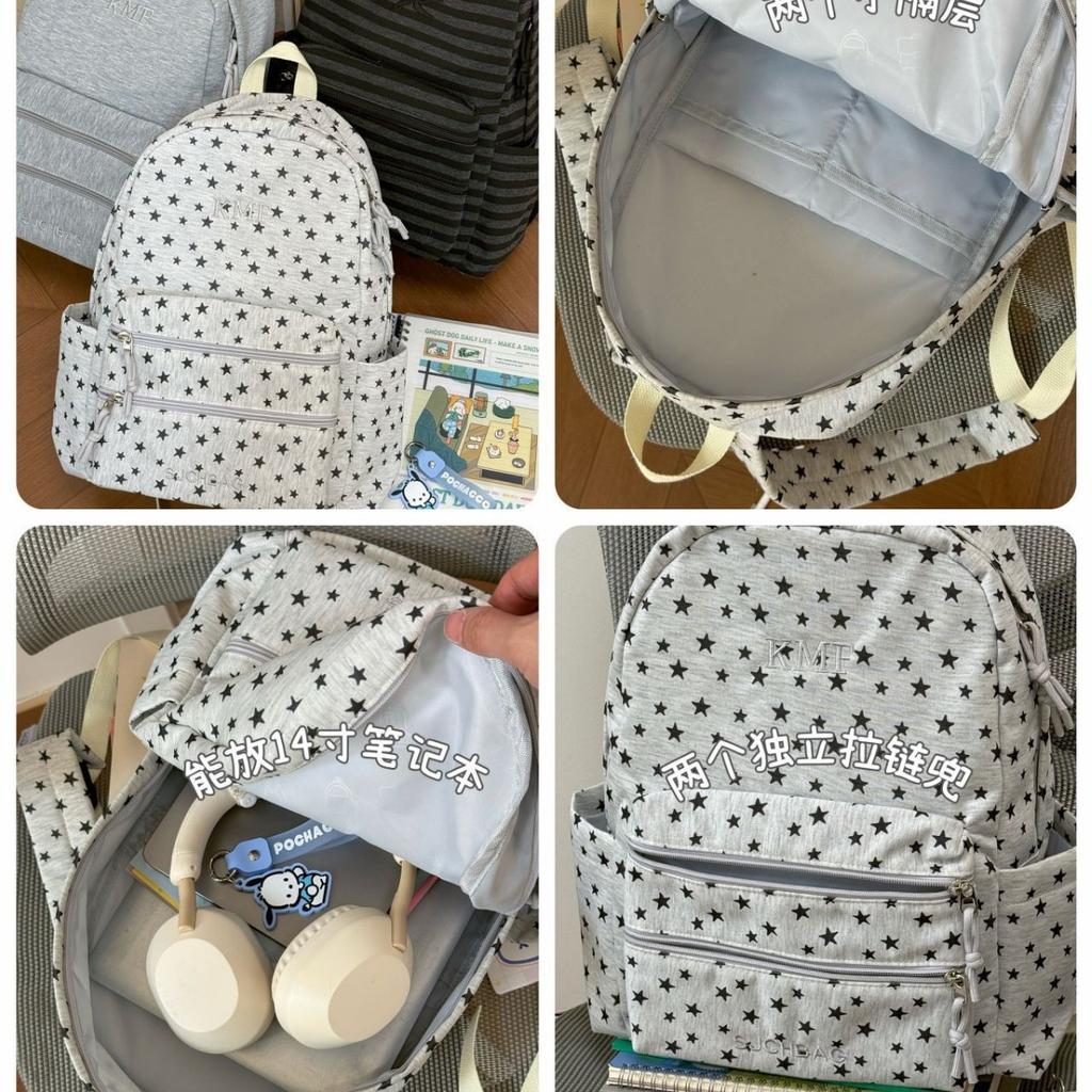 Schoolbag Korean 1011 College Student School Bag Women's Large Capacity Lightweight Backpack College Student Travel Commuter Backpack