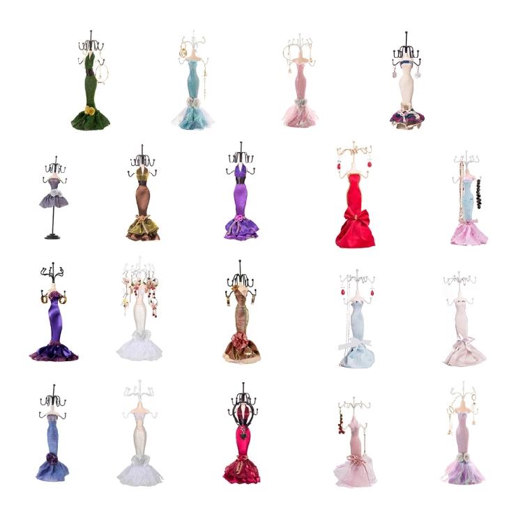 Delicate Jewelry Stand Shelves Chic Jewelry Tower Rack Fashionable Model Holder