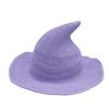 Vintage Halloween Women Witch Hat Costume Cotton Yarn Hat For Party Cosplay Masquerade Hat Festival Decoration Accessories