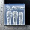 Embossed Silicone Nail Art Mould Reusable Flexible Craft Tool For Resin Jewelry Phone Case Decoration