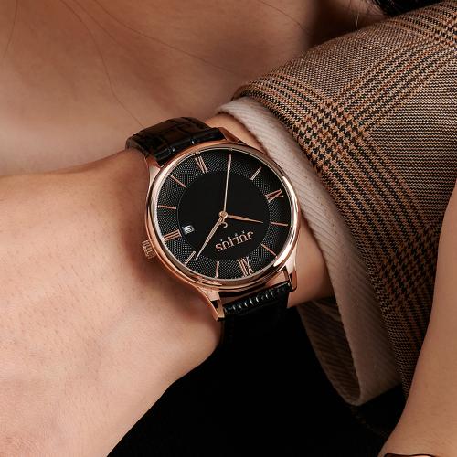 [JULIUS] Многофункциональные мужские кожаные часы JULIUS JA-1328 JA-1328MA+