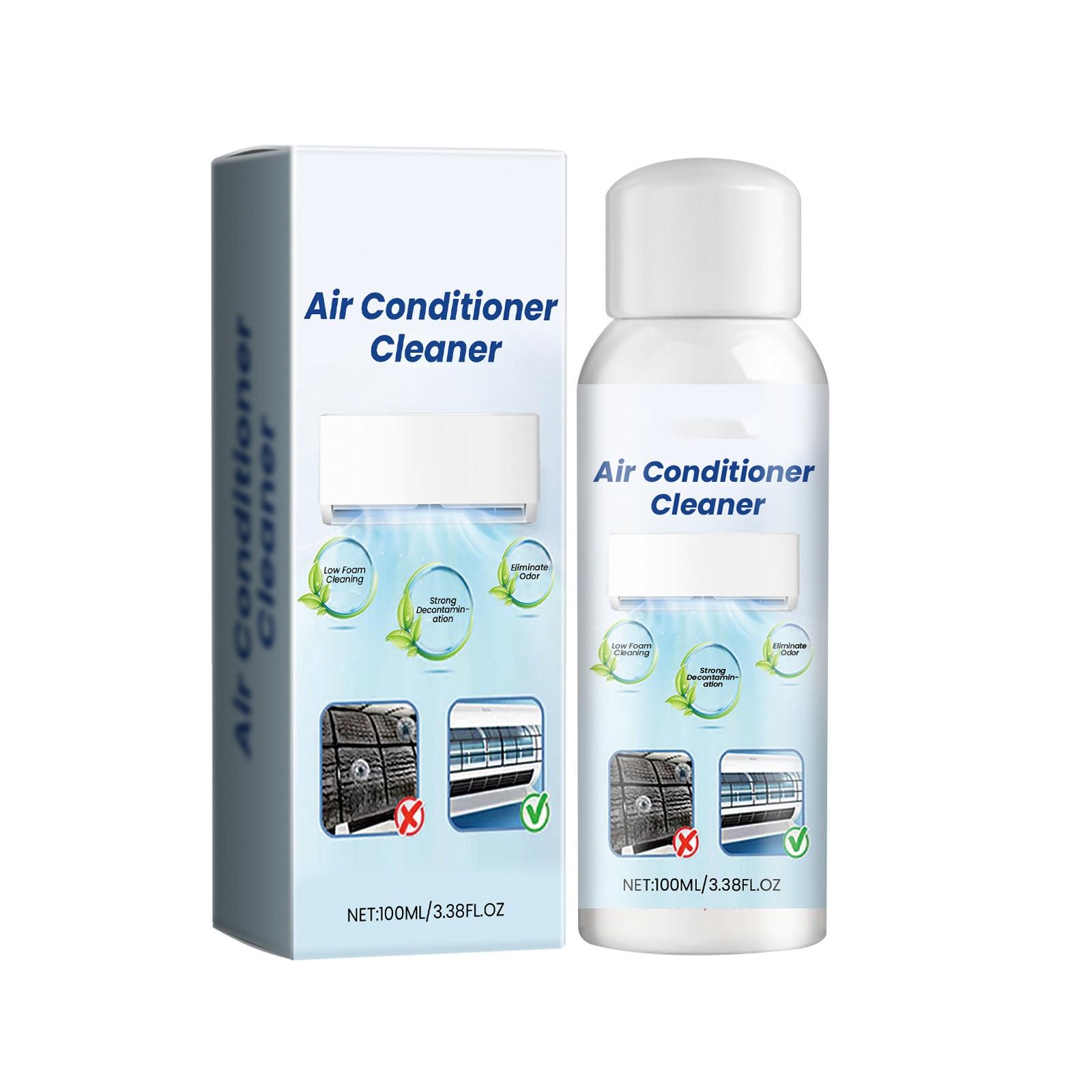 

Очиститель кондиционера, специальный очиститель для очистки кондиционера, пенный очиститель для внутренних частей бытового кондиционера, 100 мл One Size белый