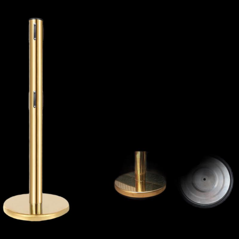 Outdoor Retractable Warning Barrier Post