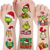 Christmas Stickers Cute Cartoon Holiday Party Temporary Stickers