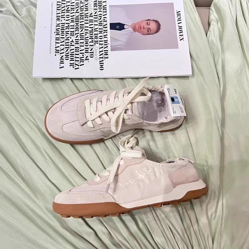 

Leather inner height increase ballet training shoes women s 2025 spring and summer white shoes platform Forrest Gump shoes lightweight breathable 35