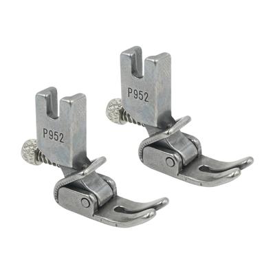 2PCS Heavy Duty Steel Sewing Presser Feet Industrial Sewing Machine Accessories for Shirts Curtains Bedding Stitching