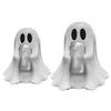 Ghost Drink Holder Halloween Ghost Can Holder for Coke Soda Spooky Cans Desktop Resin Ornament for Indoor Home Decor 15cm/25cm