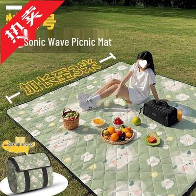 Extra große Outdoor-Camping- und Strandmatte – Tragbar, Feuchtigkeitsbeständig, Verdicktes 3m Picknickkissen.