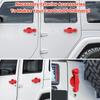 Door Handle Cover Tailgate Handle Trim for 07-17 Jeep Wrangler JK Accessories