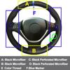 For BMW E70 X5 2008- 2013 E71 X6 2008 -2014 Hand Sewing Car Steering Wheel Cover