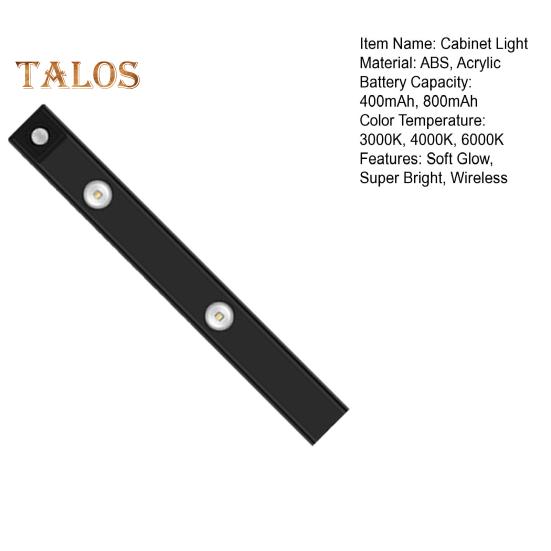 Magnetic Closet Light Wireless Motion Sensor 3 Color Temperatures Flicker Free Dimmable Under-Cabinet Light LED Wardrobe Light