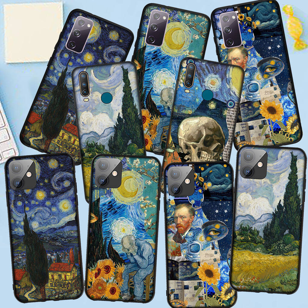 Phone Case for iPhone 17 16 15 Xiaomi Poco F8 F7 X7 X6 M8 C85 C75 C71 Redmi Note 14 13 12 11 Pro Max A4 14C 13C 15C Print Van Gogh Starry Night Cover