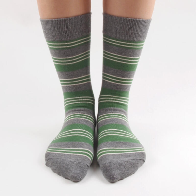 monstera striped socks