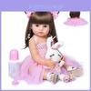Originalpuppe Reborn Baby Kleinkind Mädchen Weich Vollsilikon Badespielzeug Geschenk**