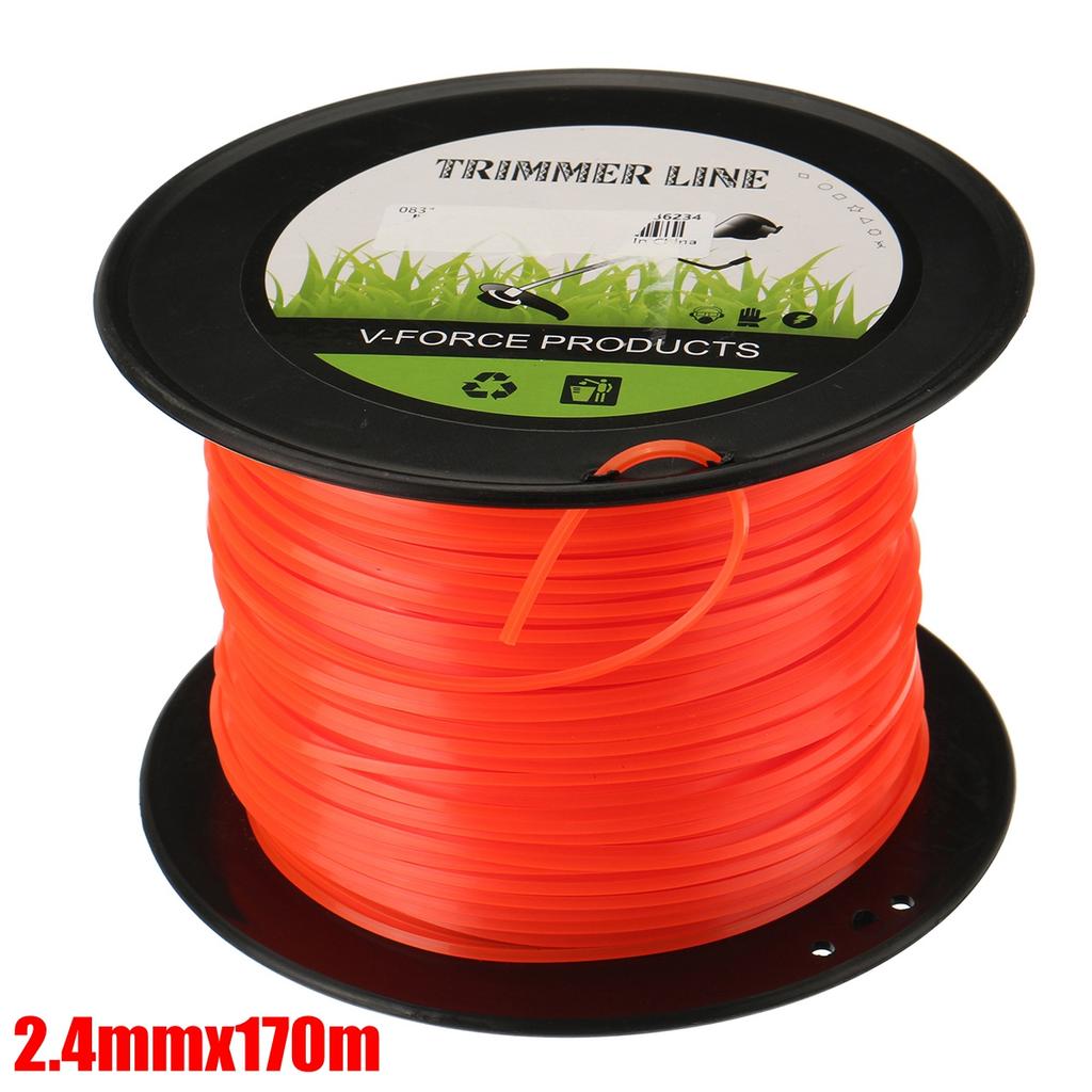Trimmer Nylon Cord Line 2.4mm x 50m Long Brushcutter Strimmer Round Trimmer Nylon Cord Line 2.4mm x 50m Long Brushcutter Strimmer Round