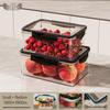 ZISIZ Large Capacity Refrigerator Food Storage Container
