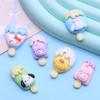 Glossy Animal Ice Cream Cartoon Resin Hair Clip DIY Ornament Accessories